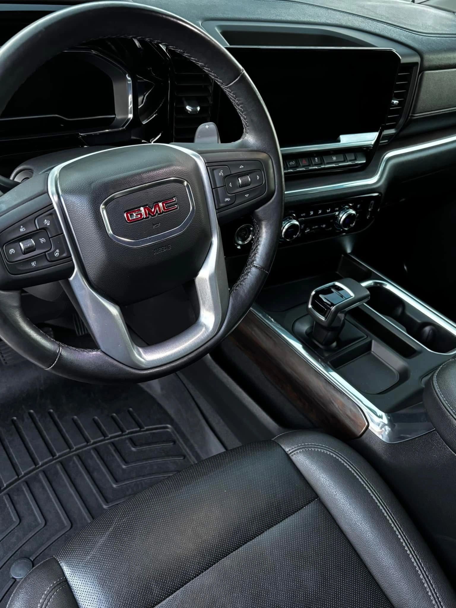 Freshly detailed GMC interior